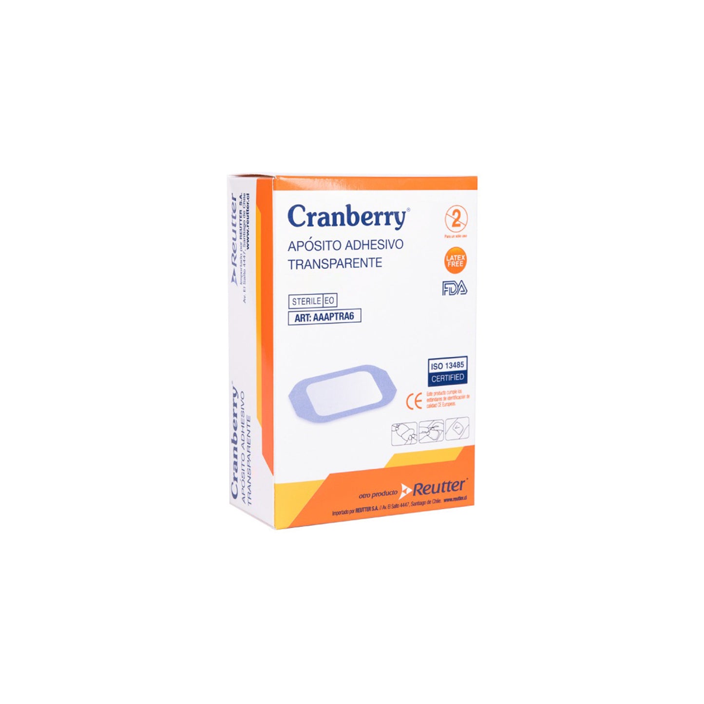 Apósitos Adhesivos Transparentes Cranberry