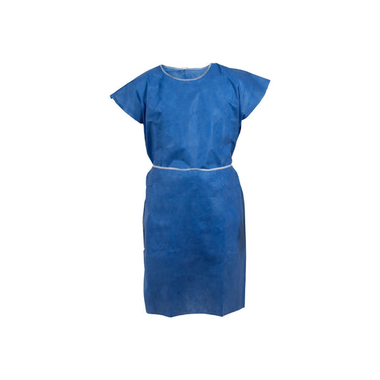 Bata Paciente Tela SMS Desechable Cranberry