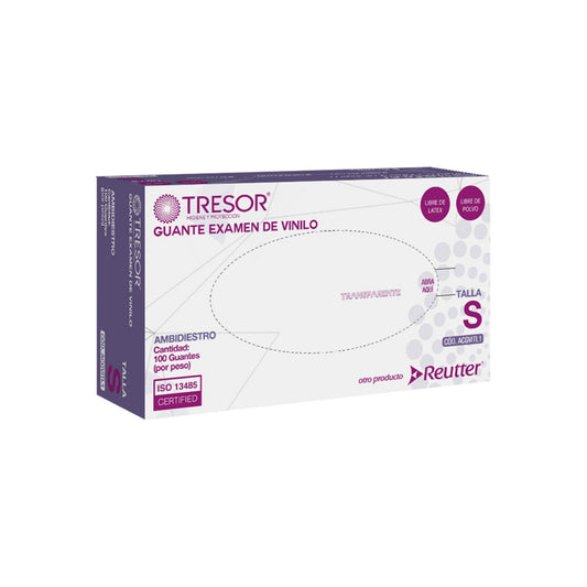 Guante de Examinación Vinilo – Sin Polvo Tresor