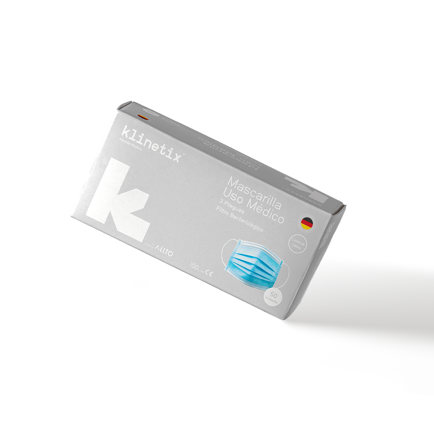 Mascarilla Uso Médico 3 Pliegues Klinetix