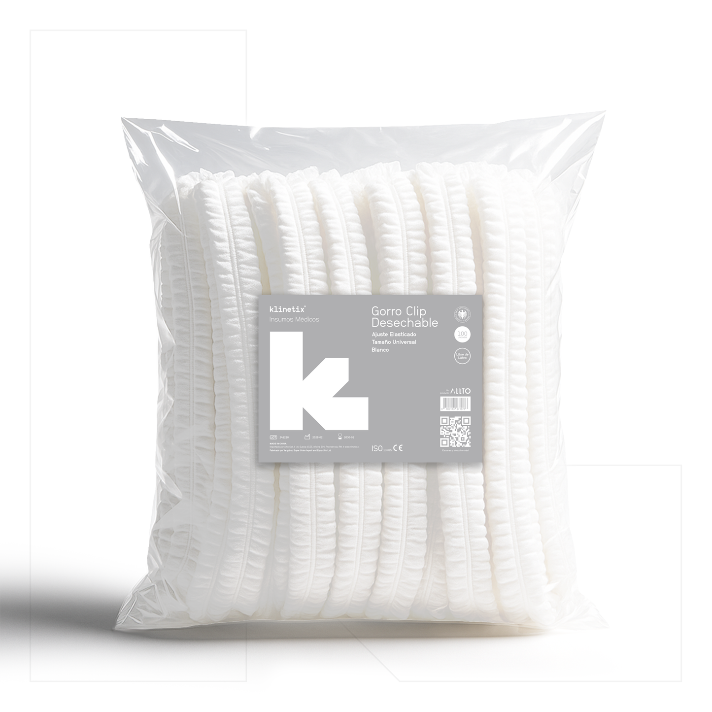Gorro Clip Desechable Klinetix