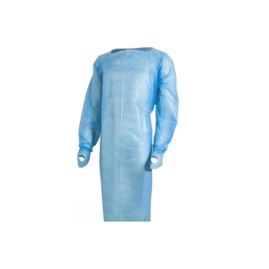 Pechera Plástica de Polietileno con Manga y Ojal en Pulgar Pack de 10 unidades - Cranberry