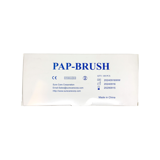 Kit Cepillo Citológico + Espátula Ayre (caja de 100 unidades)