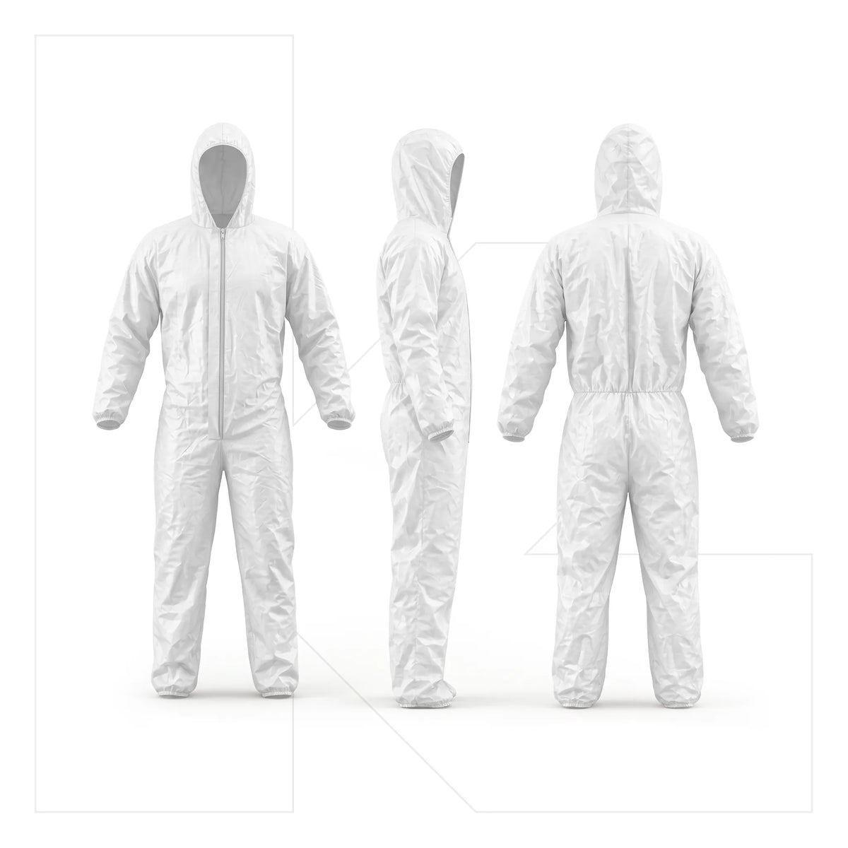 Buzo Encapsulado Desechable Blanco | 1 unidad | Klinetix