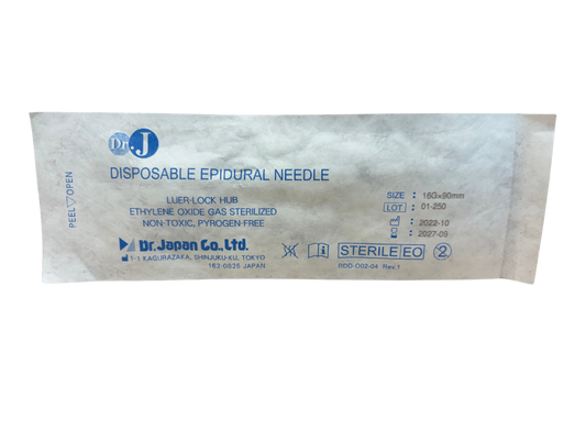 Aguja Epidural Desechable Dr. Japan