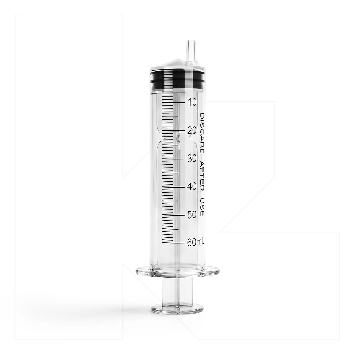 Jeringa Desechable 60 mL Luer Slip | Punta Excéntrica | Caja 25 un | Klinetix