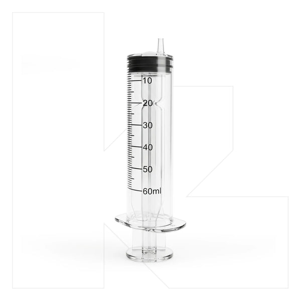 Jeringa Desechable 60 mL Luer Slip Punta Excéntrica | Caja 25 un | Klinetix