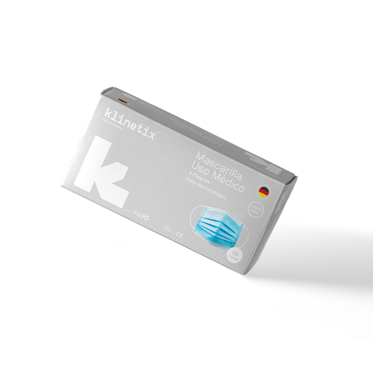 Mascarilla Uso Médico 3 Pliegues Klinetix