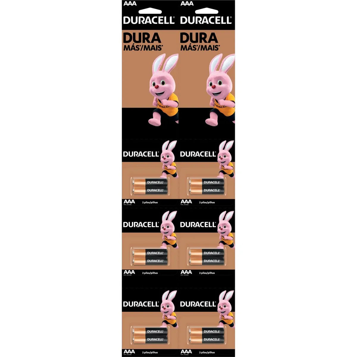 Pilas Alcalinas Duracell AA, AAA, C y D | Larga Duración