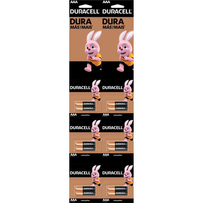 Pilas Alcalinas Duracell AA, AAA, C y D | Larga Duración