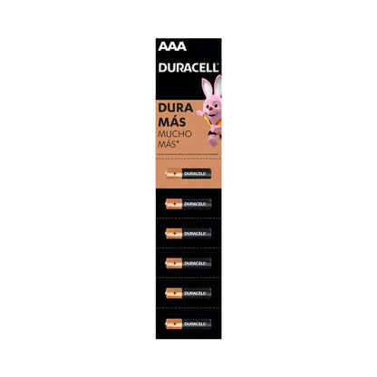 Pilas Alcalinas Duracell AA, AAA, C y D | Larga Duración