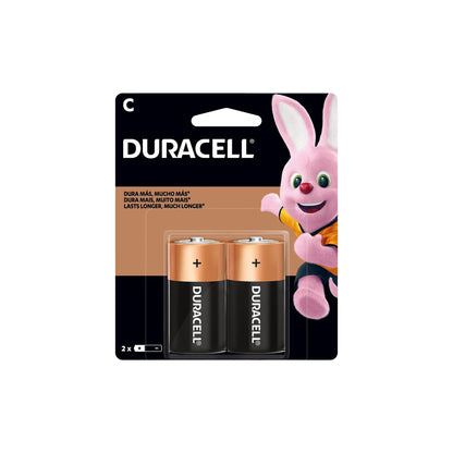 Pilas Alcalinas Duracell AA, AAA, C y D | Larga Duración