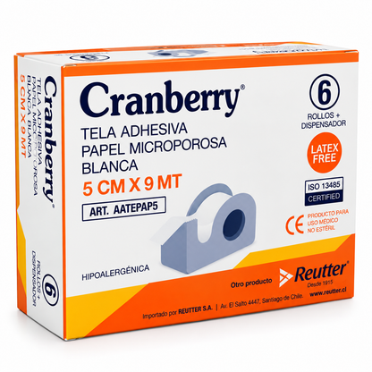 Tela Adhesiva Papel | Cranberry