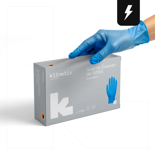 Guante de Examinación Klinetix Nitrilo – Sin Polvo