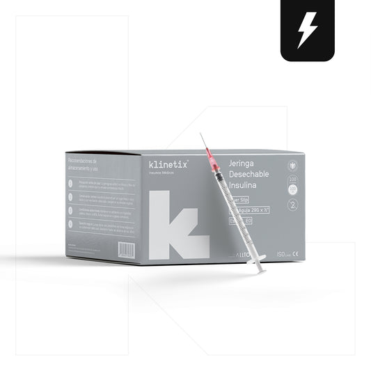 Jeringa Insulina Klinetix 100 UI