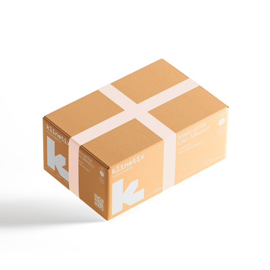 Mascarilla Uso Médico 3 Pliegues Klinetix - Caja Master (40 Cajas Unitarias)