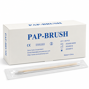 Kit Cepillo Citológico + Espátula Ayre | Caja 100 un