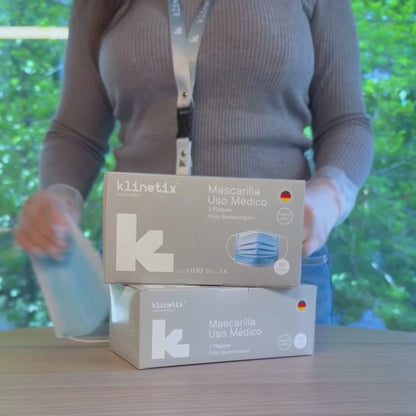 Mascarilla 3 Pliegues | Caja 50 un | Klinetix