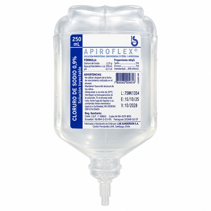 Suero Fisiológico 0,9% | 1 unidad | Lab. Sanderson