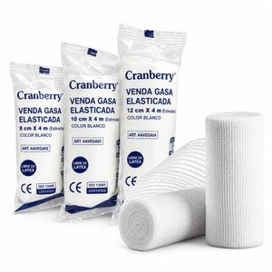 Venda Gasa Elasticada | Caja 20 Un | Cranberry